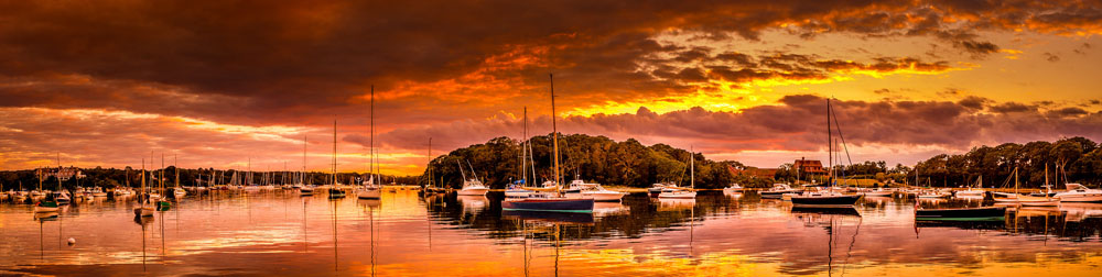 Harbor at Sunset